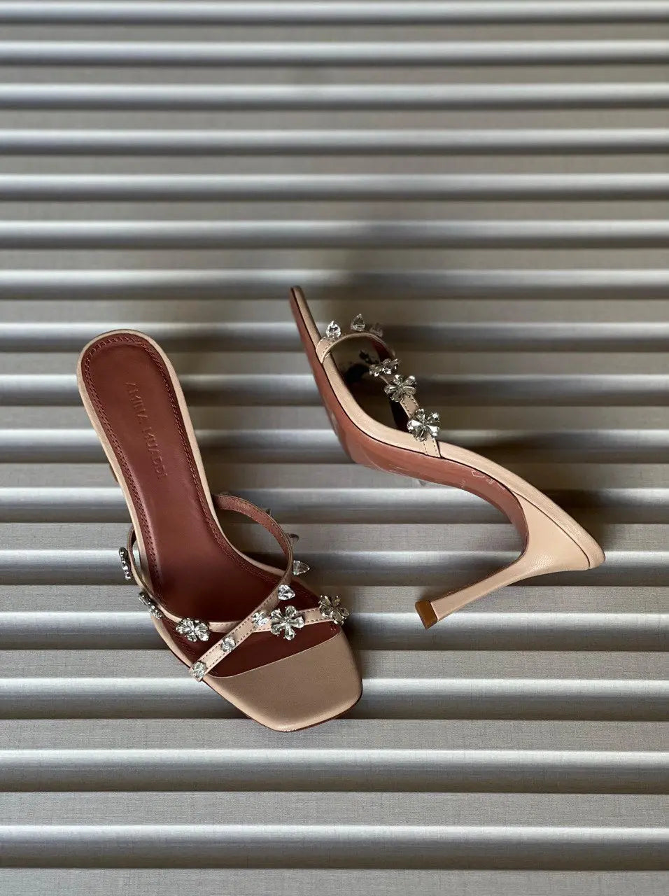 Ladies high heels |Amina Muaddi | For Pricing and order DM us through Whatsapp +971581402705 Lilly Onlines